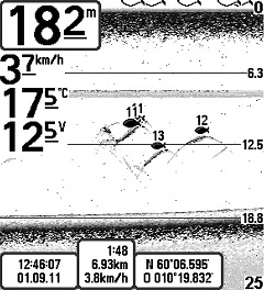 Die Downriggergewichte laufen optimal bei 9 Meter Tiefe. Downrigger-Gewichte laufen bei 9 Meter Tiefe!