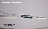 Verbesserter Albright-Knoten.
Verbesserter Albright-Knoten